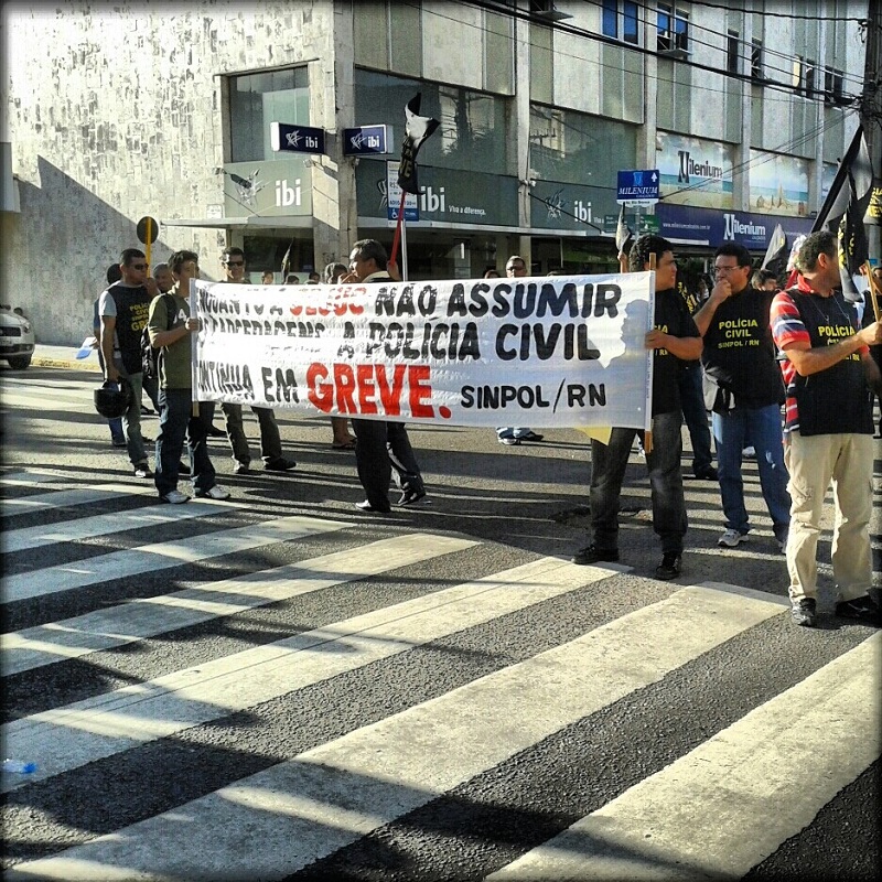 Greve na Polícia Civil/RN: Pelo Direito de Trabalhar