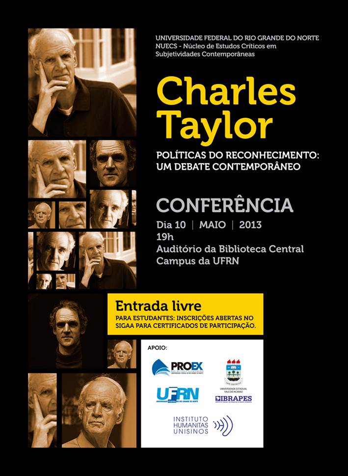 Filósofo canadense Charles Taylor em Natal