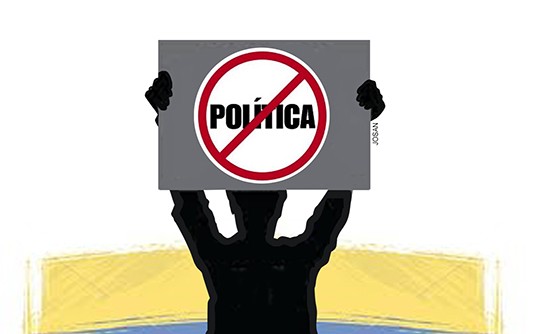 A criminalização e desqualificação da política